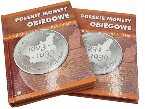 II RP Polskie Monety Obiegowe Zestaw 2 Sztuk Klasery 1923 1939