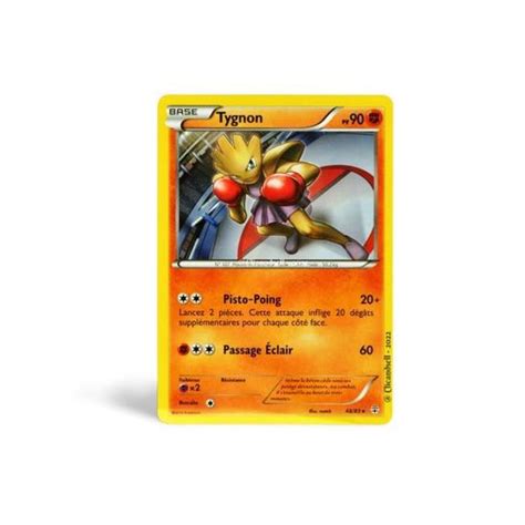 Carte Pokémon Tygnon 90 PV 48 83 XY Générations NEUF FR Cdiscount