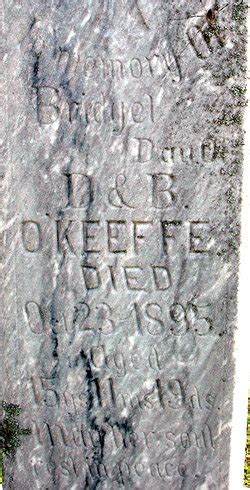 Bridget O Keefe M Morial Find A Grave