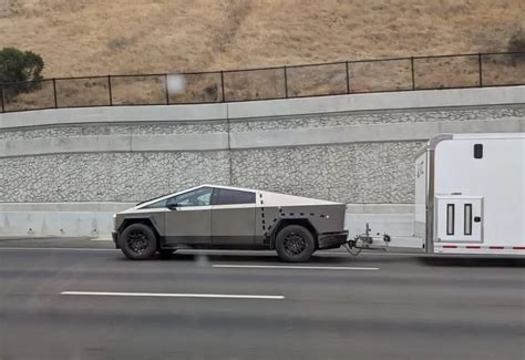 Tesla Cybertruck Towing Frunk And Interior Caught In Latest Sightings