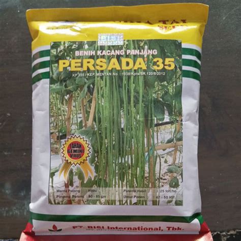 Jual Benih Kacang Panjang PERSADA 35 Kemasan 500gr Shopee Indonesia