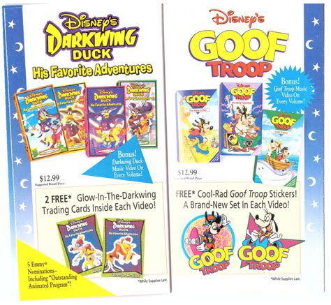 Darkwing Duck And Goof Troop Vhs Ad By Ianandart Back Up 3 On Deviantart