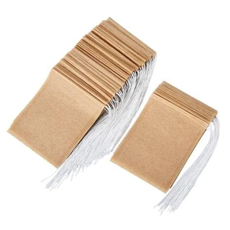 300 Pcs Sachet Filtre à Thé en Papier Jetable Sachet à Thé avec sachet