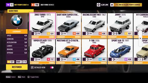 Forza Horizon Barn Finds