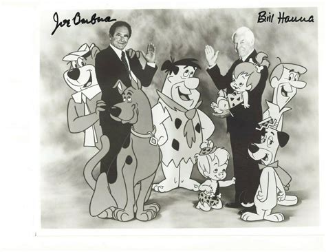 Bill Hanna And Joe Barbera Hanna Barbera Animations Autographed Photo With Coa 2093353553