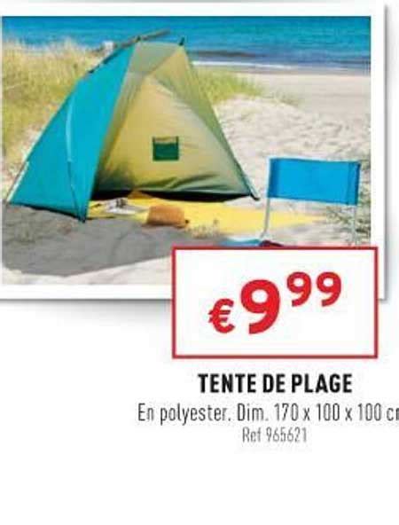 Promo Tente De Plage Chez Trafic Icatalogue Fr