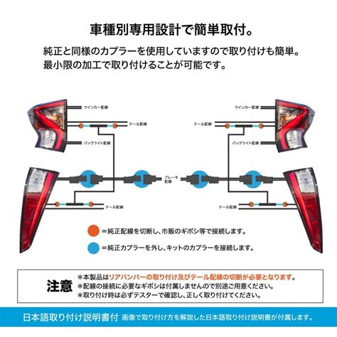 プリウス 50系 前期 対応 テールランプ 4灯化キット テール 全灯化 テールライト ブレーキランプ 60022kross Link