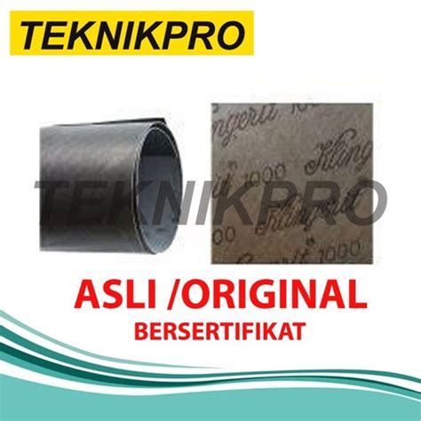 Jual Packing Gasket Klingerit 1000 Asli Original Tbl 3mm Jakarta Barat Teknikpro Tokopedia