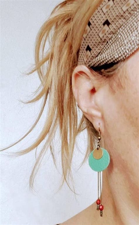 Cet Article N Est Pas Disponible Etsy Boucles D Oreilles En Cuir