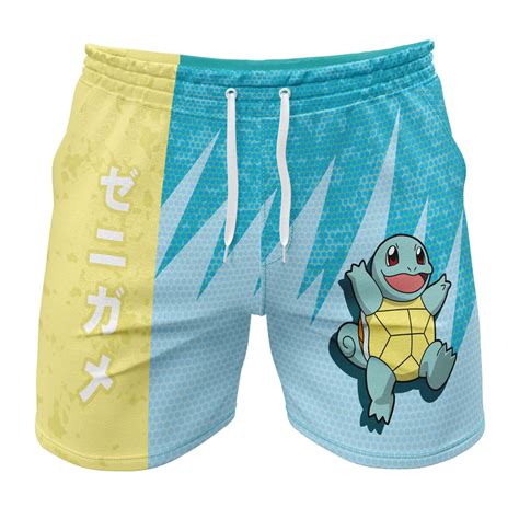 Squirtle Classic Pokemon Gym Shorts - AnimeBape