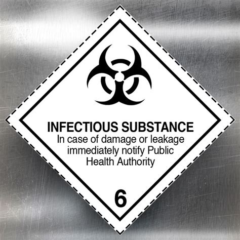 Class 62 Infectious Substance Placards Hazlabels Direct