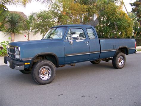 1992 Dodge Ram W 250 Cummins Turbo Diesel 2500 4x4 Ext Cab New Auto No Rust For Sale In