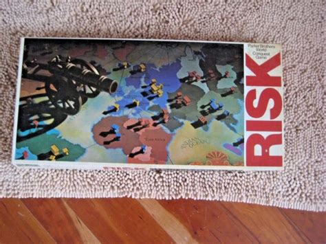 Vintage Parker Brothers Risk Board Game Complete No 44 Ebay