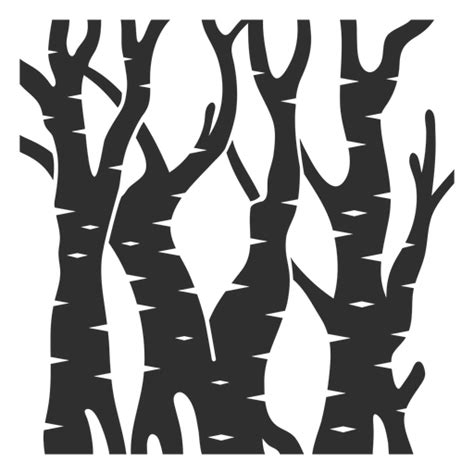 Diseño Png Y Svg De Bosque De árboles Para Camisetas