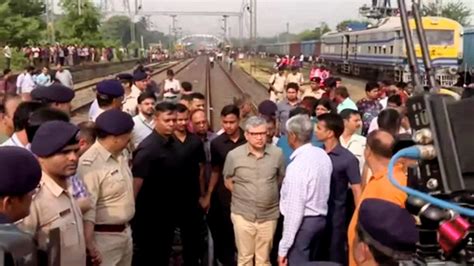 Ashwini Vaishnaw Visits Odisha Train Accident Site Says Main Focus Now Is Rescue And Relief