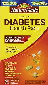 Amazon Nature Made Diabetes Health Pack Packets Health