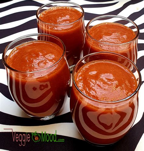 Veggiemood Soupe Froide De Melon Et Poivrons Aux Algues