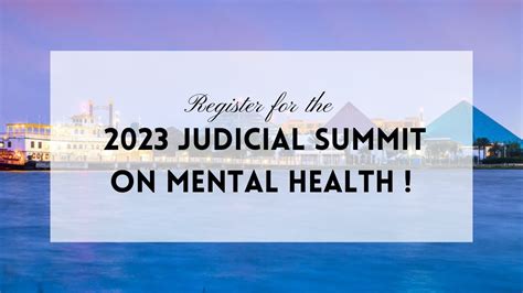 Promo For The 2023 Texas Judicial Summit On Mental Health Youtube