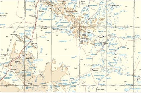 Alice Springs 1 1000000 Topographic Map Geoscience Australia Maps