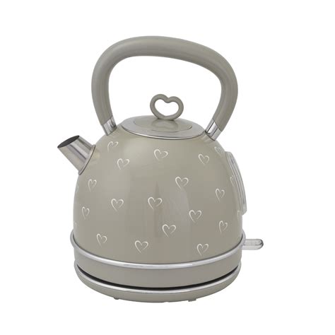 Love Heart 17 Litre Dome Kettle