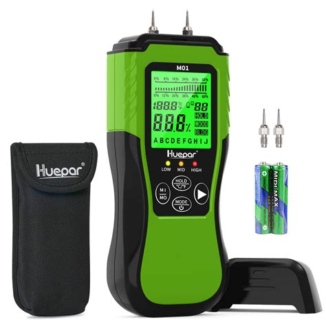 Buy Huepar Digital Wood Moisture Meter Pin Type Water Leak Detector