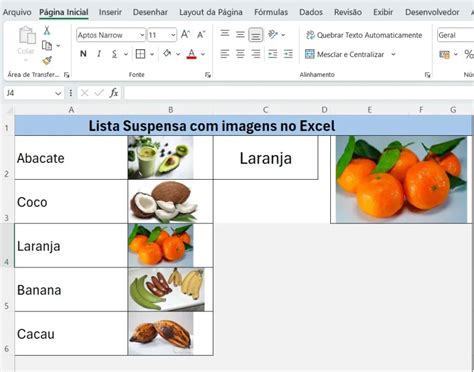 Como Criar Uma Lista Suspensa Imagens No Excel Tudo Excel