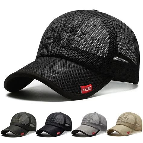 Casquettes De Baseball En Maille Pour Hommes Et Femmes Chapeaux D T