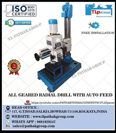 All Geared Auto Feed Pillar Drilling Machine At Rs Geared