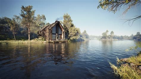 Lakeside Cabin | Anastasia Kharitonkina - CGarchitect - Architectural ...