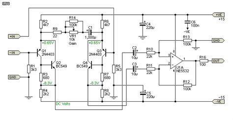 Low Noise Balanced Microphone Preamp