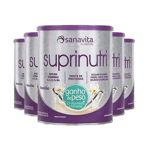 Kit Suprinutri Ganho De Peso Sanavita G Baunilha Edin