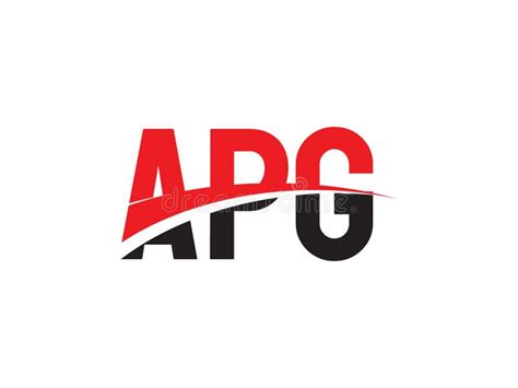 Apg Letter Initial Logo Design Vector Illustration Stock Vector