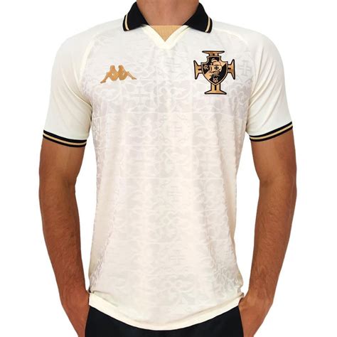 Camisa Vasco Da Gama Kappa 20222023 Uniforme Iii Masculino Bege