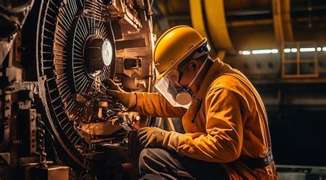 Premium Ai Image A Man Working On A Electrical Panel