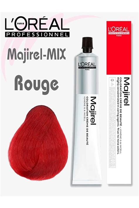 Yeni Orjinal Loreal Majirel Saç Boyası Rouge Mix Red 50ml купить от