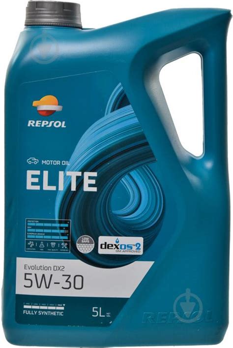 ᐉ Моторное масло Repsol ELITE EVOLUTION DX2 5W-30 5 л (RPP0050IFB ...