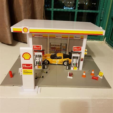 Petrol Station Playset Garage 143 Street Fire Lamborghini 56 Off