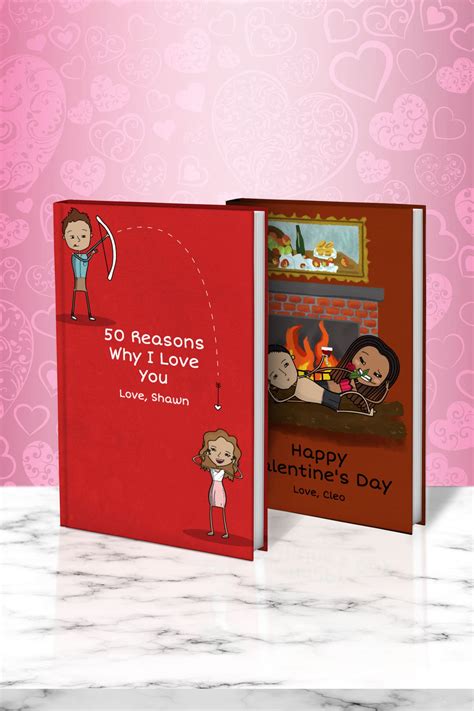 Personalized Valentines Day Books Custom Valentines Day Ts
