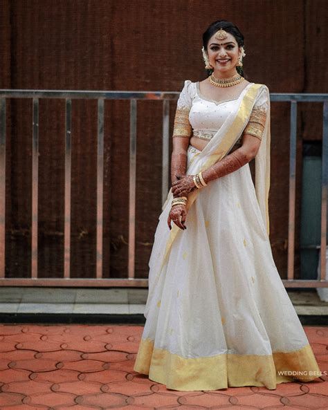 Kerala Traditional Dhavani And Half Saree Onam Collection S 2021