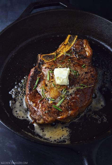 Garlic Butter Ribeye Steak Cast Iron At Gregory Beaumont Blog