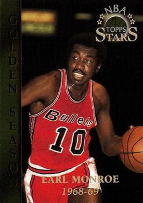 1996 Topps Stars 81 Earl Monroe Washington Bullets HOF EBay