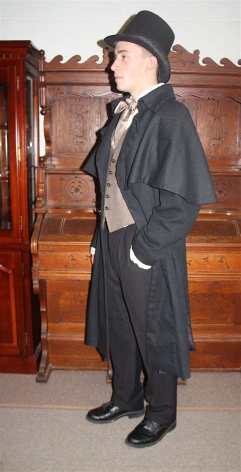 Dickens Gentleman S Broker Frock Coat W Capelet Sherlock Etsy Frock Coat Great Coat Mens