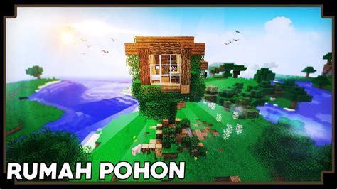 Cara Membuat Rumah Pohon Di Minecraft Koleksi Gambar