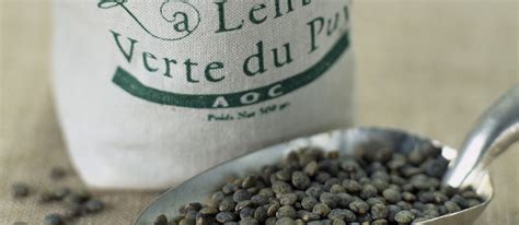 Lentille Verte Du Puy Local Lentils From Haute Loire France