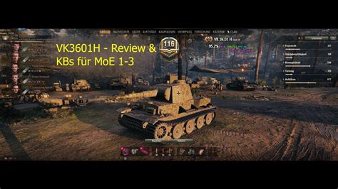 World Of Tanks Vk H Review Und Gunmarks Youtube