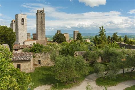 San Gimignano, Tuscany, Italy Stock Image - Image of nature, sightseeing: 110422457