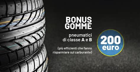 Bonus Gomme Cos E Come Si Ottiene