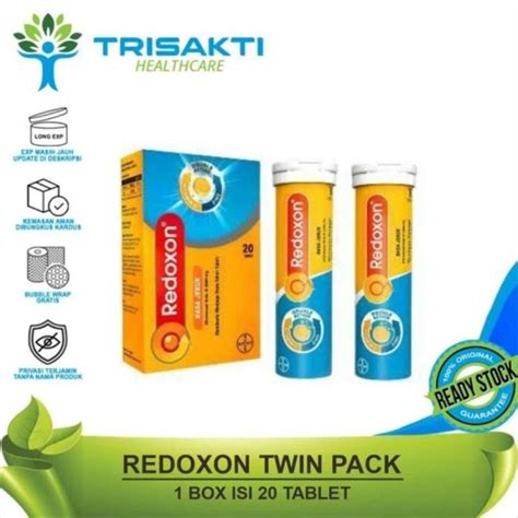 Redoxon Tablet Isi 20 Suplemen Multivitamin Daya Tahan Tubuh Lazada