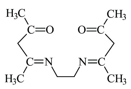 Structure of ethylenodiamino-bis-acetylacetone (EDAB-ac | Download ...