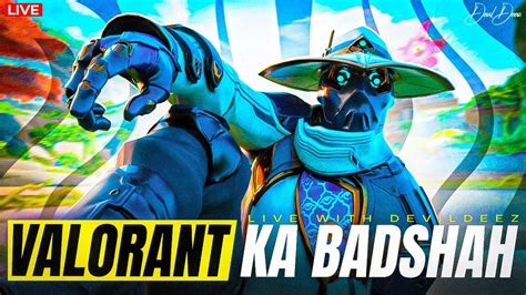 Inhuman Gameplay In Radiant Lobby Valorant Live Stream India With